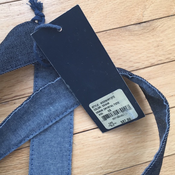 True Religion Denim Crystal Tote BNWT - Picture 5 of 7